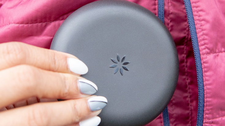 person holding invisalign case