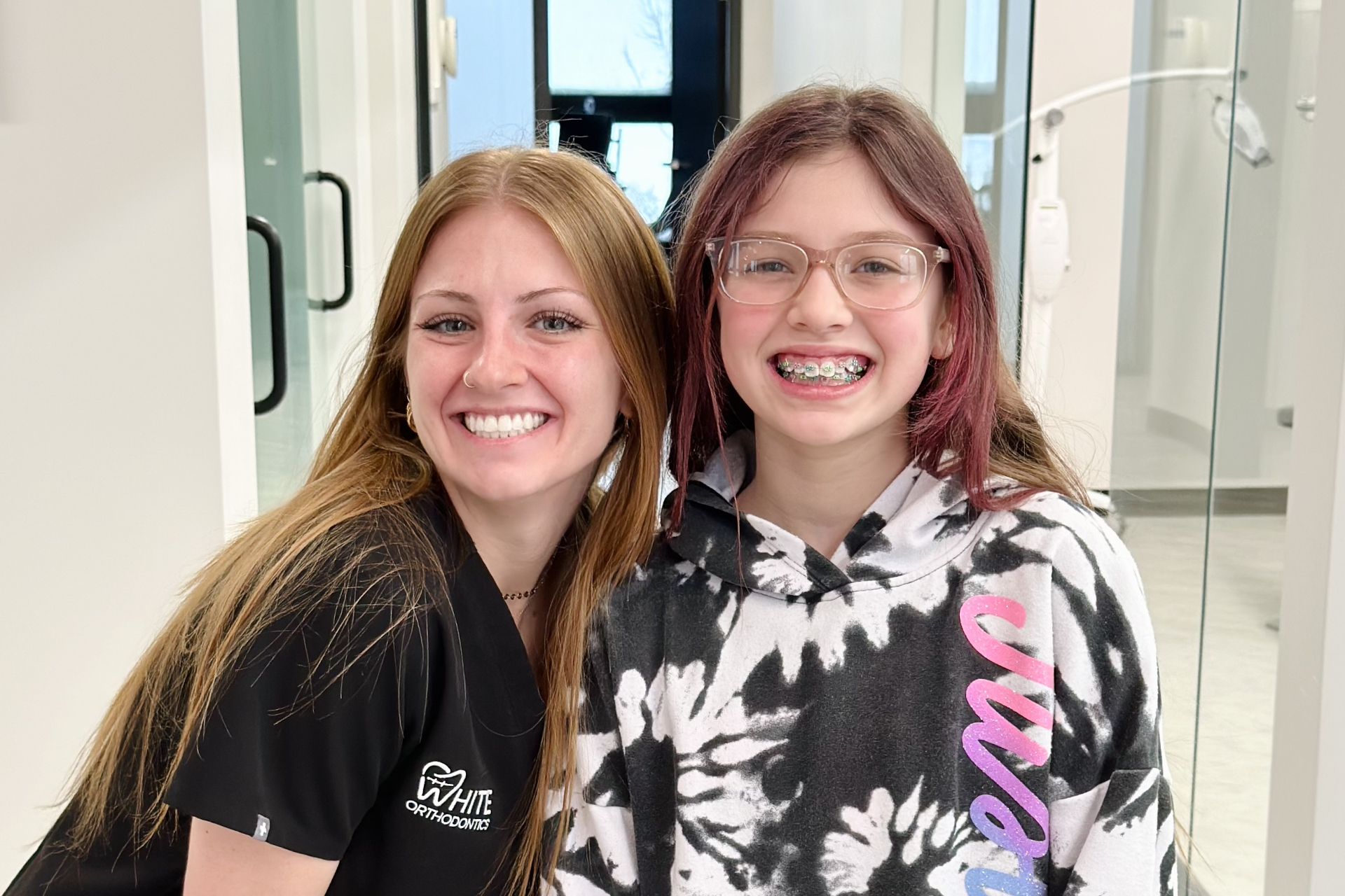 girl with braces